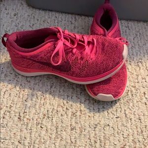 Pink Nike Tennis Shoes